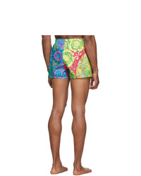 Versace Underwear Mutlicolor Barocco Swim Shorts