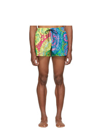 Versace Underwear Mutlicolor Barocco Swim Shorts