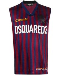 DSQUARED2 Logo Stripe Basketball Top