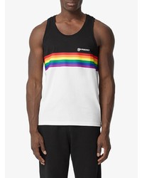 Burberry Rainbow Stripe Print Tank Top