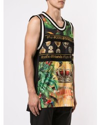Dolce & Gabbana Tropical Dg King Print Tank Top