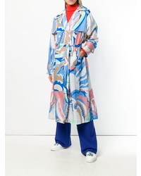 Emilio Pucci Acapulco Print Trench Coat