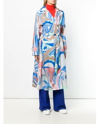 Emilio Pucci Acapulco Print Trench Coat