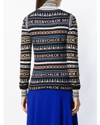 See by Chloe See By Chlo Logo Roll Neck Jumper
