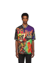 Dolce and Gabbana Multicolor Logo Man Shirt