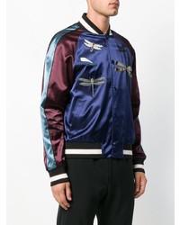 Valentino Embroidered Bomber Jacket