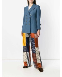 Tory Burch Patch Work Flared Trousers