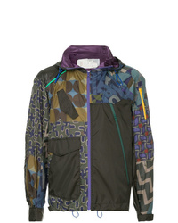 Kolor Multi Print Hooded Jacket