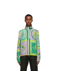 Versace Multicolor Barocco Mosaic Track Jacket