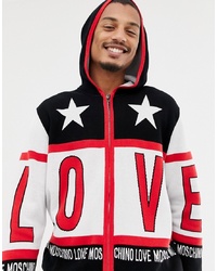 Love Moschino Zip Thru Knitted Jacket