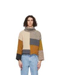 Eckhaus Latta Multicolor Wool Tabby Sweater