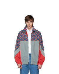 Gucci Multicolor Track Zip Up Sweater