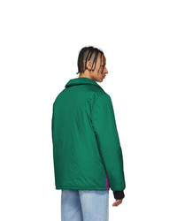 Acne Studios Green Stripe Odgar Face Jacket