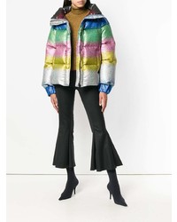 Marco De Vincenzo Rainbow Gradient Padded Jacket