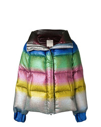 Marco De Vincenzo Rainbow Gradient Padded Jacket