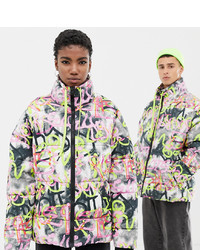 Collusion Unisex X Rene Matic Printed Puffer Jacket