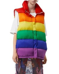 Multi colored Quilted Gilet