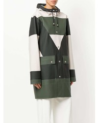 Stutterheim Colour Block Hooded Raincoat