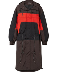 Ganni Faust Hooded Color Block Shell Jacket