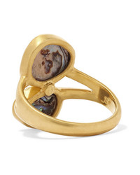 Pippa Small 18 Karat Gold Shell Ring