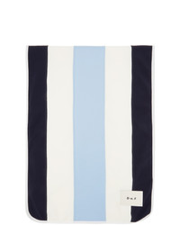 Daniel W. Fletcher Blue And White College Rowing Scarf