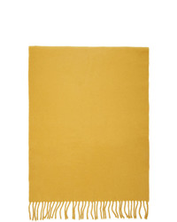Sies Marjan Yellow And Burgundy Amo Edition Pastoral Scarf