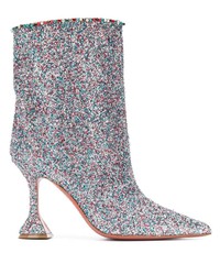 Multi colored Sequin Ankle Boots