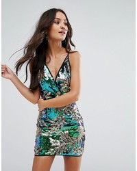 Love & Other Things Printed Bodycon Dress