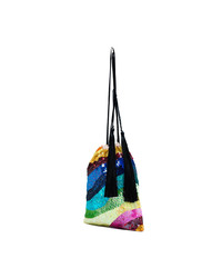 ATTICO Sequin Tassel Rainbow Bracelet Bag