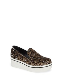 Multi colored Sequin Slip-on Sneakers