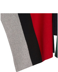 Sandro Oversized Multi Coloured Wool Scarf