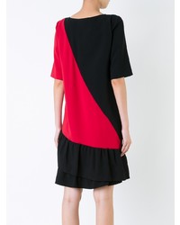 Boutique Moschino Panelled Ruffle Dress