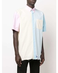 Ader Error Colour Block Panelled Shirt