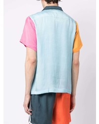 Fiorucci Colour Block Short Sleeve Shirt