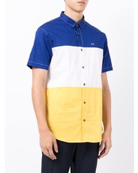Armani Exchange Colour Block Short Sleeved Shirt