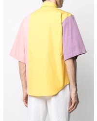 Moschino Contrast Panel Short Sleeve Shirt