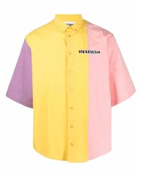 Moschino Contrast Panel Short Sleeve Shirt