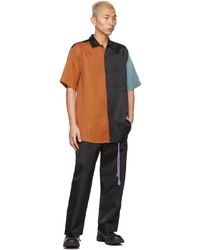 Song For The Mute Multicolor Avenue Divry Colorblocked Oversized Shirt