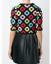 Boutique Moschino Crochet Cropped Cardigan