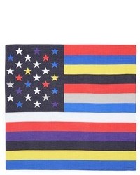 Givenchy American Flag Cotton Silk Scarf
