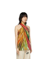 Bless Multicolor Silk Scarf Top