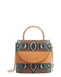Chloé Aby Lock Leather Shoulder Bag