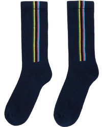 Ps By Paul Smith Three Pack Multicolor Sports Stripe Socks