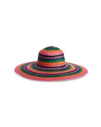 San Diego Hat Stripe Wheat Straw Hat