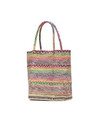 SENSI STUDIO Sensi Multicoloured Straw Tote Bag