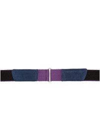 Dries Van Noten Purple Gros Belt