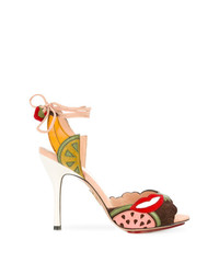 Charlotte Olympia Fruit Patch Heeled Sandals