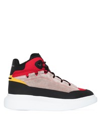 Alexander McQueen Chunky Panelled High Top Sneakers