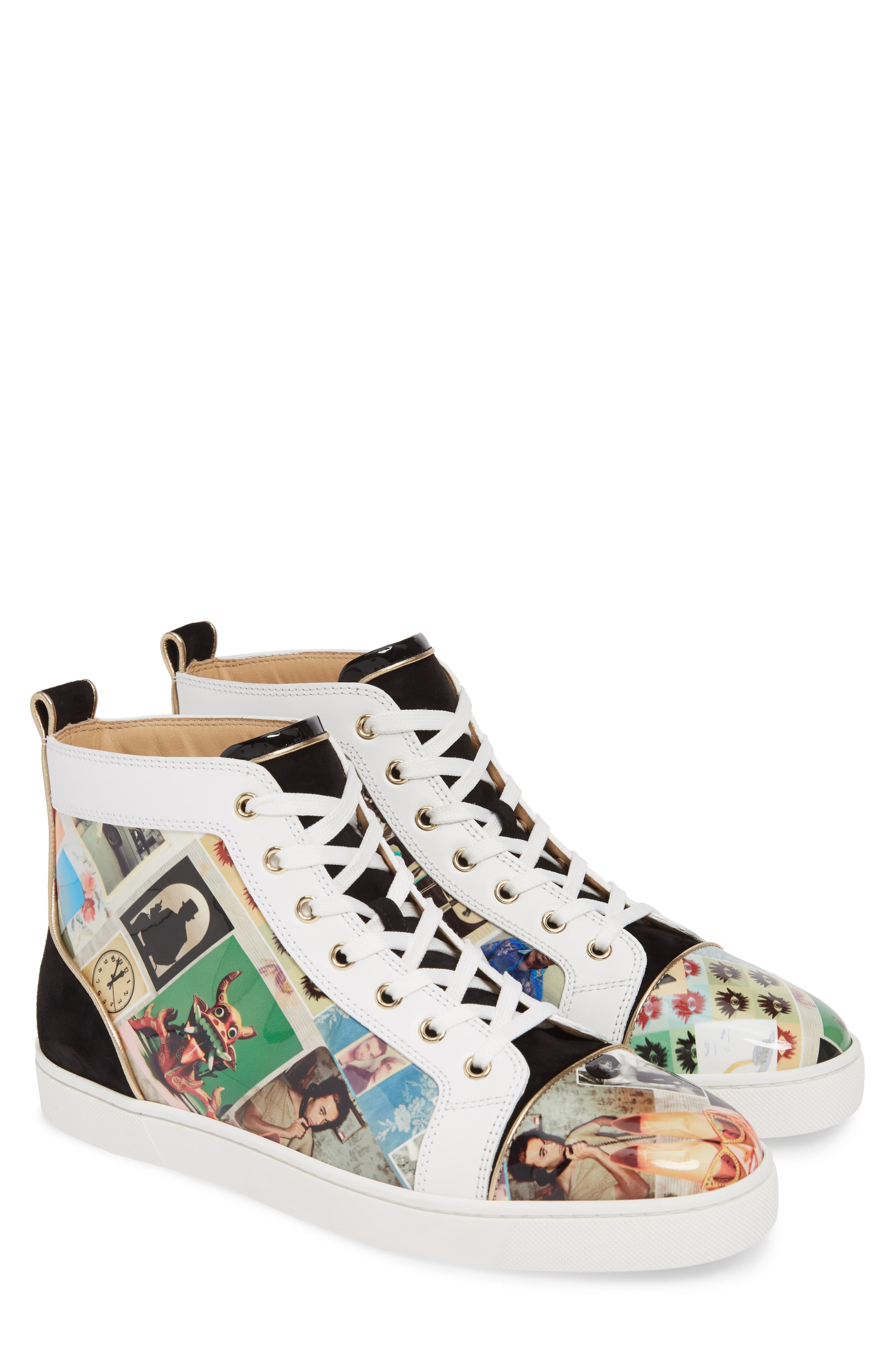 animation Absay Walter Cunningham Christian Louboutin Louis Orlato High Top Sneaker, $995 | Nordstrom |  Lookastic