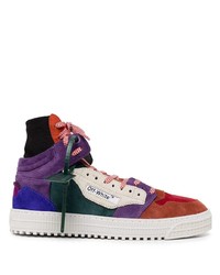 Off-White Off Court 30 Suede High Top Sneakers